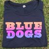 Blue Dogs Sunset T-Shirt - Women's Navy
