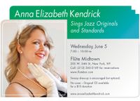 Anna Elizabeth Kendrick sings jazz/pop at Flute!