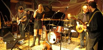 with Simon Kirke at Lily Pad in Cambridge Oct 25, 2014
