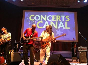 Concert on the Canal at the Indiana Historical Society auditorium. Show was a "rain out" so they brought it inside
