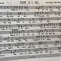 "Maybe If I Cry" Pop Version - Sheet Music