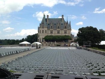Biltmore Estate Sheryl Crow concert August 3 2013 Stage set up using one of our built to order antique upright shells
