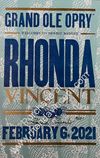 Rhonda Vincent Opry Induction Poster - Signed
