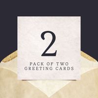 Pack of 2 Greeting Cards
