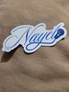 White Nayeli Logo Magnet