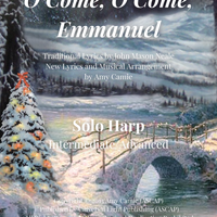 O Come, O Come, Emmanuel - Solo Harp (with lyrics)