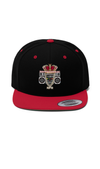 Black/Red Rapfiendradio baseball hat