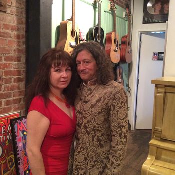 JB and wife, musician Lisa LaRue at the Oklahoma Music Hall of Fame
