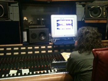 JB working in the studio.
