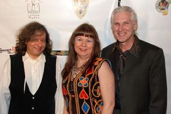 JB, Lisa LaRue, Don Schiff on the red carpet at the 21st Annual Los Angeles Music Awards.
