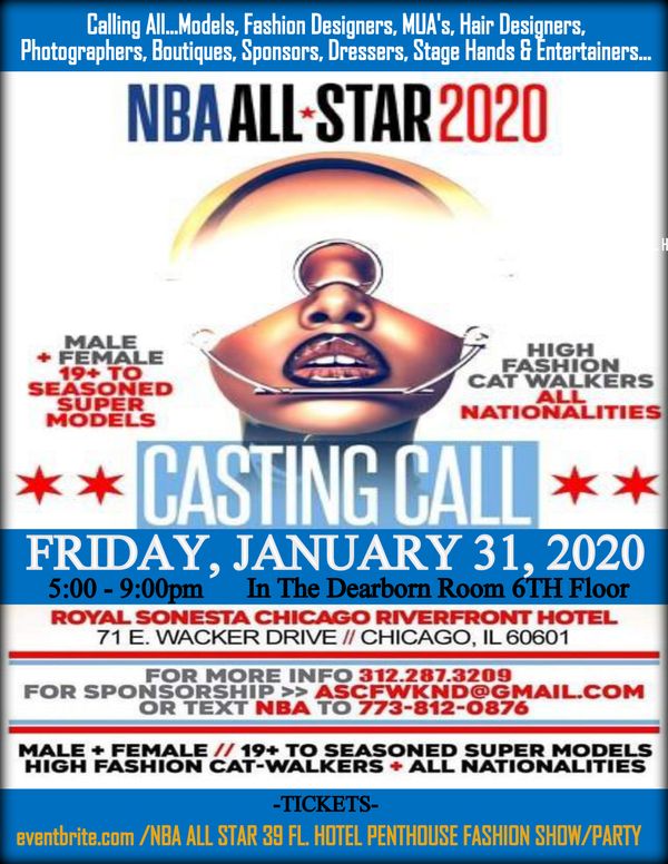THIS FRIDAY 1/31 @ ROYAL HOTEL SONESTA RIVERFRONT 5pm-9pm
(6th FLOOR)
CALLING ALL
MODELS, DESIGNERS, STYLISTS, HAIRSTYLISTS, MAKEUP ARTISTS, DRESSERS, STAGEHANDS, PHOTOGRAPHERS, VIDEOGRAPHERS, VENDORS, SPONSORS, HOSTS AND HOSTESSES...
Live Photo Shoots, Multiple Runway Presentations and YOU! = The Hottest Fashion Event in the Midwest...SEE YOU BACKSTAGE!
