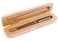 Laser Engraved Maple Pen Box