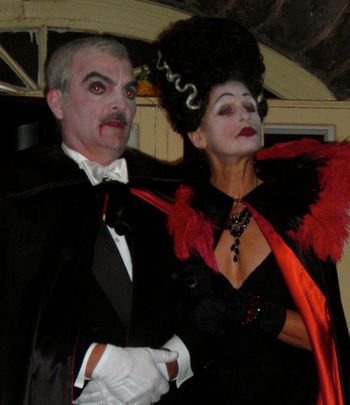 The Count with his Countess Elsa in "A Wedding in Transylvania"
