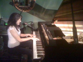 Marta at the piano
