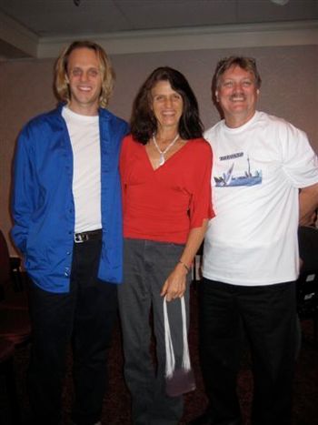 David, Marta and Larry at a Divine Cosmos Convergence Conference
