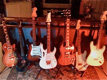 Electric guitar collection
