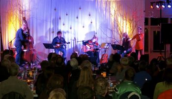 Cd Release Concert, "Where Birds Sing" - November 2013 at Paddle Wheel Park Hall, Vernon, BC with Dan Oldfield on drums, Rod MacDonald on upright bass, Andrew Smith on guitar, mando & banjo, bg vocals,  Deborah Lee singing harmonies and Anjuli Otter playing fiddle.
