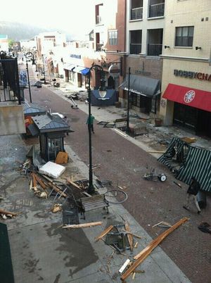 Branson Landing Tornado Damage