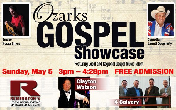 Big Clayton Watson at the Ozarks Gospel Showcase KWFC Radio