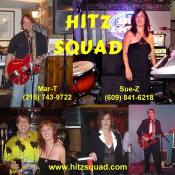 Join Da' Mob! get on our Hitz List! Come check us out when we're in your area! www.hitzsquad.com We have a huge Hitz List of songs! Classic Rock, Modern, Dance, Blues, Country & More...... I am well known for my tribute to Janis Joplin. So hope to see you all soon.............. God Bless! Love yas, Sue-Z & Mar-T (Hitz Squad)
