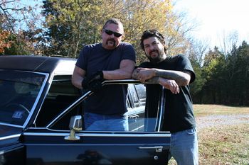 A nice Sunny Day in the Graveyard. Ben Dixon and Kane Hodder
