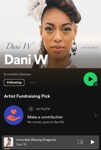 Listen + Follow Dani W on Spotify!  
(Click Image Above)
