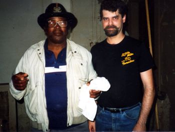 Bo Diddley and Brad Vickers 1989
