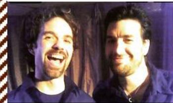 Younger Josh and Bob Schneider when we hosted shows at the yoga studio
