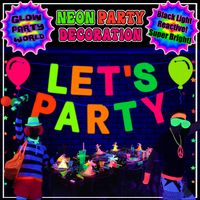 Let's Party Banner (UV Reactive)