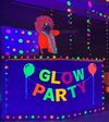 Glow Party Banner (glows under blacklight)