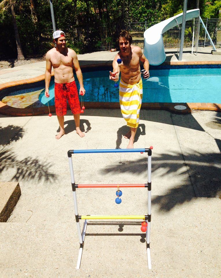 Ladder Golf a lawn sports throwing accuracy game