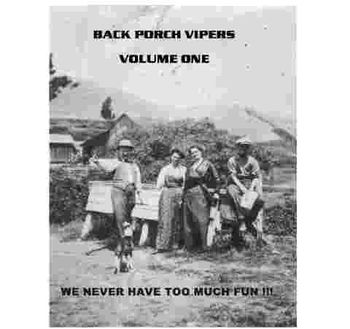 Front cover of Back Porch Vipers "light Up"
