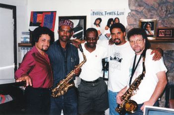 Making Music w/ Bobby Parker and friends at Taylor Made Studio / Jackson MS. 1995
