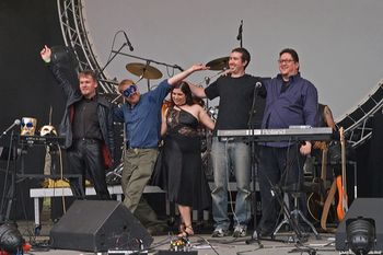 Curtain call at Night of The Prog festival
