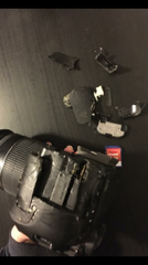 Even a $1500 camera that was safely put away in a drawer wasn't safe, thanks Logan!
