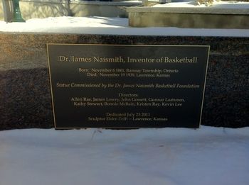 Another claim to fame from Almonte. Dr. James Naismith the inventor of basketball.
