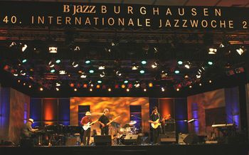 Playing the Burghausen Jazz Festival in Germany
