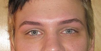 Male brow shaping
