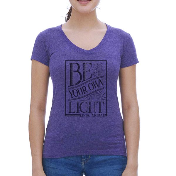 T-Shirt - Be Your Own Light - Purple