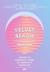 Cancelled ~ Velvet Beach w/ Sunny Dee & The Flower Pedals, and guests