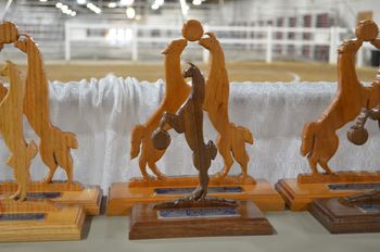 Hand made trophies by Hank Kauffman
