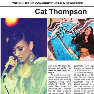 Cat Thompson, artist, recording artist, singer, music, Cat, Thompson, Interview, Filipino, Australian, Philippine, Newspaper, Press, Pinay, catthompson, songwriting, Australia, musician