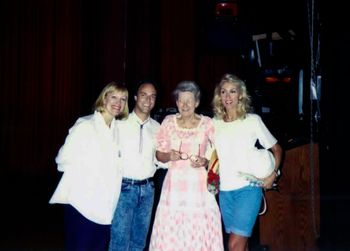 With Cousin Minnie Pearl and the Hee Haw Honeys
