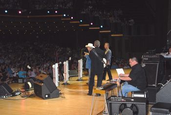 Playing the Grand Ole Opry with Charlie Louvin
