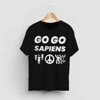 Go Go Sapiens Tee (Bombs/Peace/Dancing)