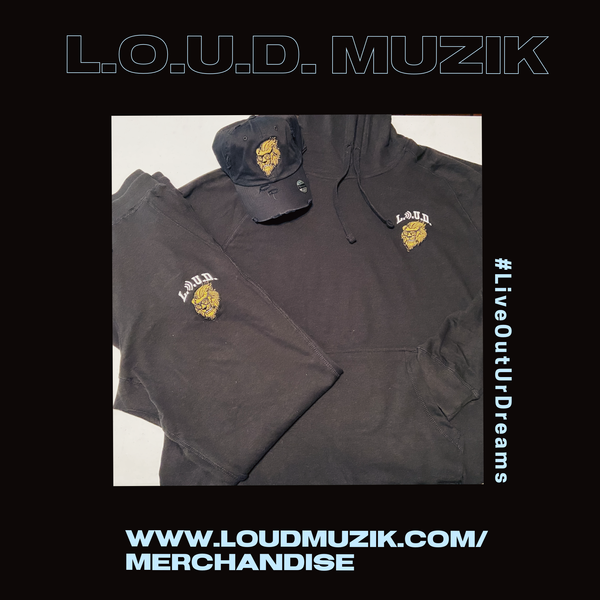 L.O.U.D. LION Sweatsuit (Black)