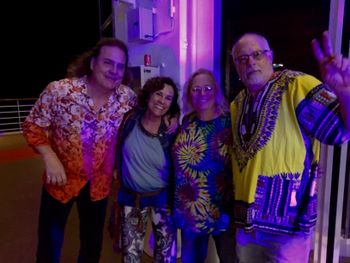 Me, Mrs. Noise, Sherill and "Hippie" Rubin
