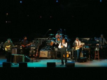 left to right: Dusty Hanvey, John Montagna, Steve Murphy, Me, Godfrey Townsend and Manny Foccarazzo on the Happy Together Tour - July 2009
