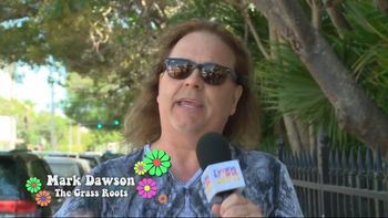 Being interviewed in Key West, FL
