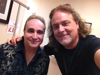 Happy Together Tour Band keyboardist (and fabulous human being) Manny Focarazzo and Me in New Jersey -  Jan 2014
